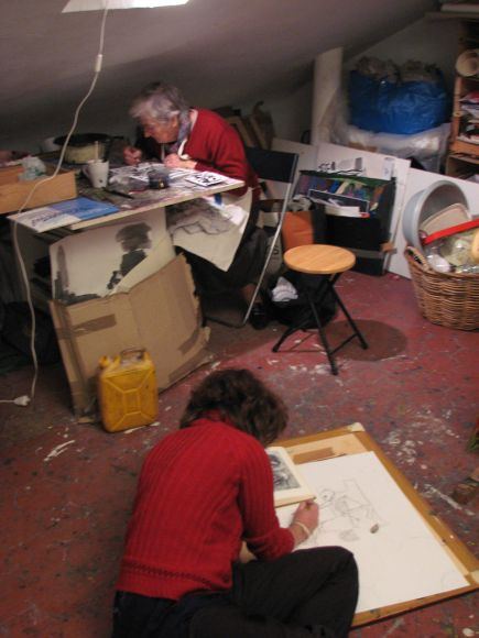cours adultes peinture gravure versailles yvelines