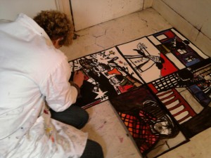 Séance d'art-thérapie pour adolescent à Versailles avec Cécile Orsoni en 2012